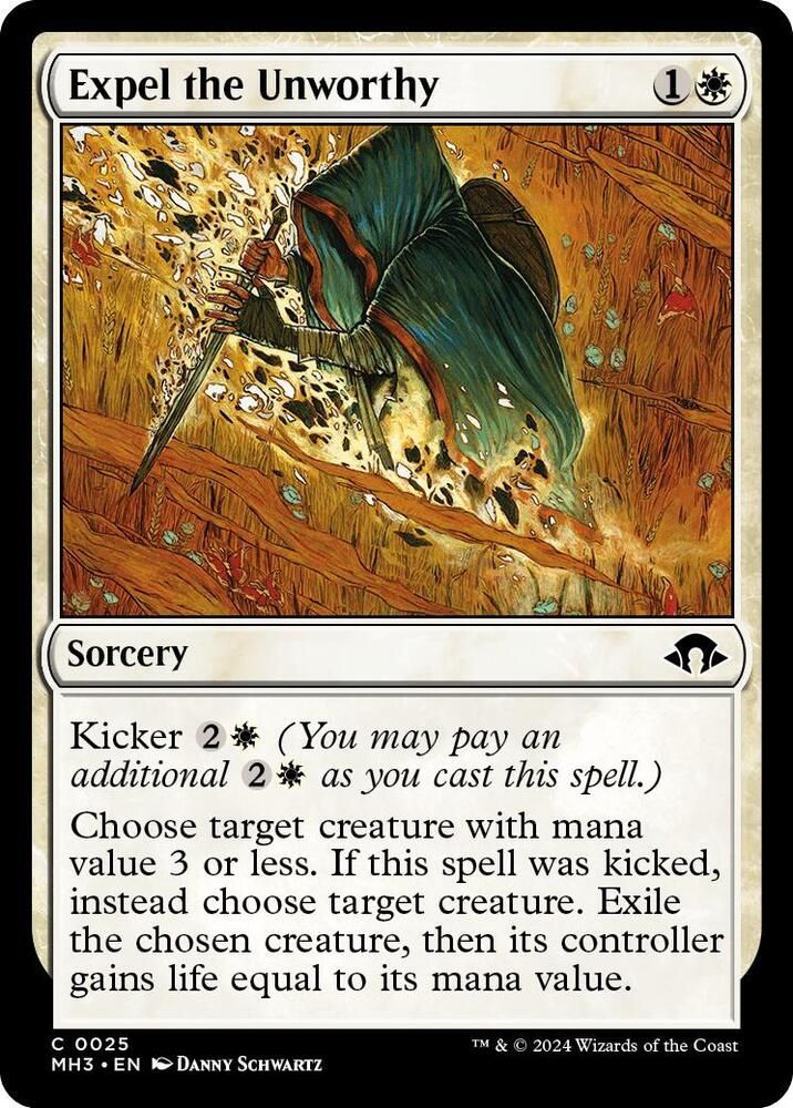 SH4 Expel the Unworthy - Modern Horizons 3 (MH3) Foil