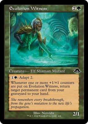 SH4 Evolution Witness (Retro Frame) - Modern Horizons 3 (MH3) Foil