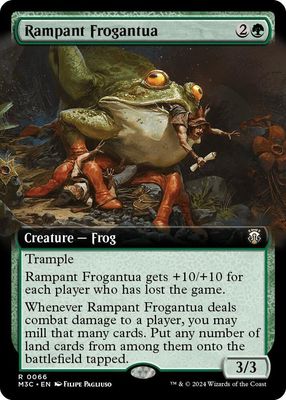 SH4 Rampant Frogantua (Extended Art) - Commander: Modern Horizons 3 (M3C)