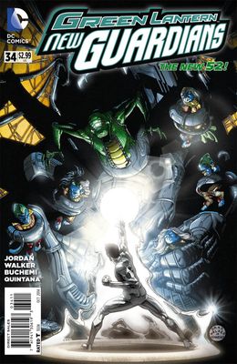 SH1 Green Lantern Comic New Guardians Comics Issue 34 DC Ingles