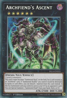 SJF Archfiend's Ascent - Fists of the Gadgets (FIGA) Secret Rare