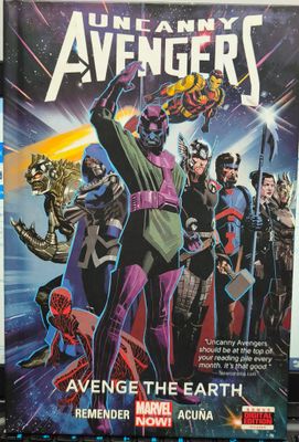 SH1 Uncanny Avengers Comics Tapa Dura Avenge The Earth