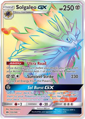 SJF Solgaleo GX (Secret) - SM Base Set (SM01)