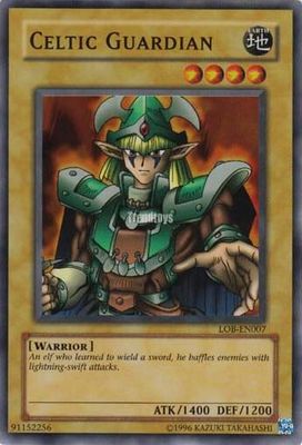 SJF Celtic Guardian - Legend of Blue Eyes White Dragon (Worldwide English) (LOB-EN) Super Rare
