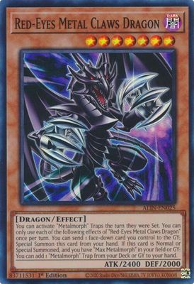 SJF Red-Eyes Metal Claws Dragon - Alliance Insight (ALIN) Super Rare