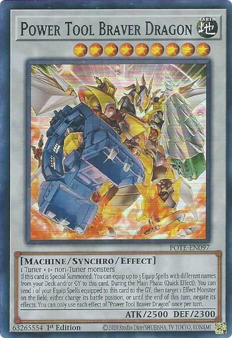 SJF Power Tool Braver Dragon - Power of the Elements (POTE) Super Rare