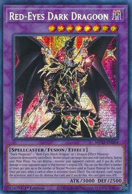 SJF Red-Eyes Dark Dragoon - 2022 Tin of the Pharaoh's Gods (MP22) Secret Rare