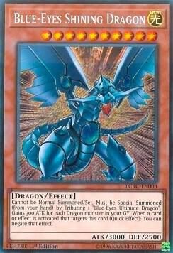 SJF Blue-Eyes Shining Dragon - Legendary Collection Kaiba (LC06) Secret Rare