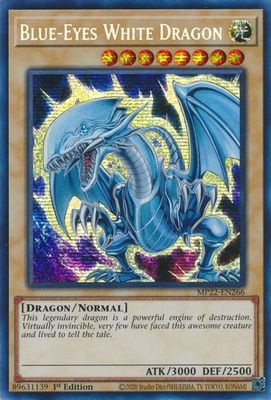 SJF Blue-Eyes White Dragon - 2022 Tin of the Pharaoh's Gods (MP22) Secret Rare