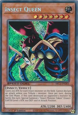 SJF Insect Queen (Secret Rare) - Speed Duel: Streets of Battle City (SBC1)