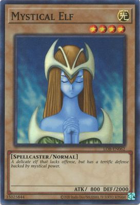 SJF Mystical Elf - Legend of Blue Eyes White Dragon (25th Anniversary Edition) (LOB-EN) Super Rare