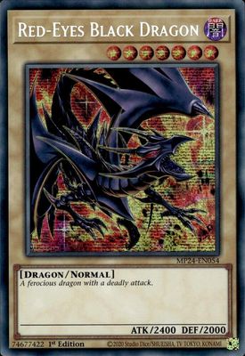 SJF Red-Eyes Black Dragon (Alternate Art) - 25th Anniversary Tin: Dueling Mirrors (MP24) Secret Rare