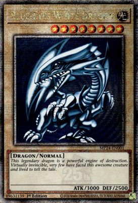 SJF Blue-Eyes White Dragon (Quarter Century Secret Rare) - 25th Anniversary Tin: Dueling Mirrors (MP24)