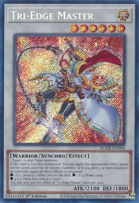 SJF Tri-Edge Master - Battles of Legend: Monstrous Revenge (BLMR) Secret Rare
