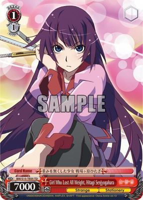 SJF Girl Who Lost All Weight, Hitagi Senjyogahara (TD) - BAKEMONOGATARI (BM/S15)