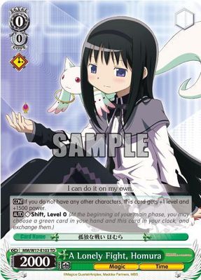 SJF A Lonely Fight, Homura - Puella Magi Madoka Magica (MM/W17)