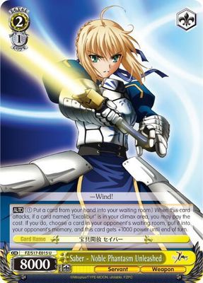 SJF Saber - Noble Phantasm Unleashed - Fate/Zero (FZ/S17)