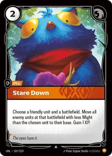 SJF Stare Down - Unleashed (UNL)