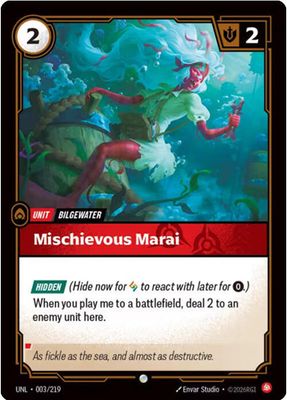 SJF Mischievous Marai - Unleashed (UNL)