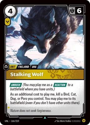 SJF Stalking Wolf - Unleashed (UNL)