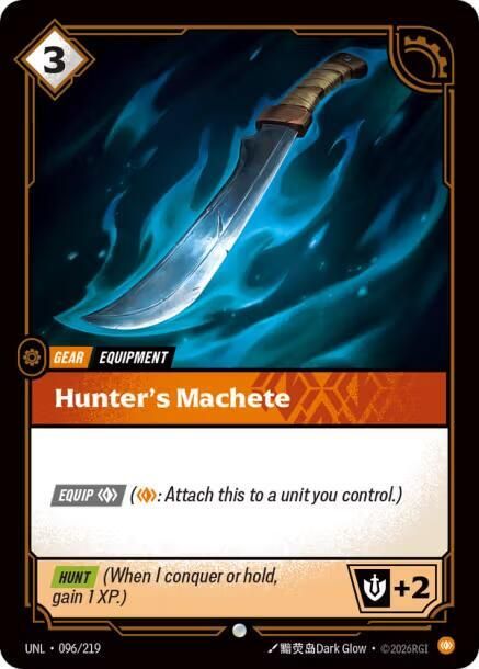 SJF Hunter's Machete - Unleashed (UNL)