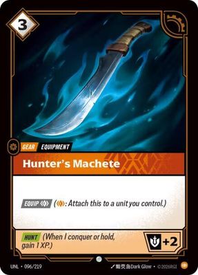 SJF Hunter's Machete - Unleashed (UNL)