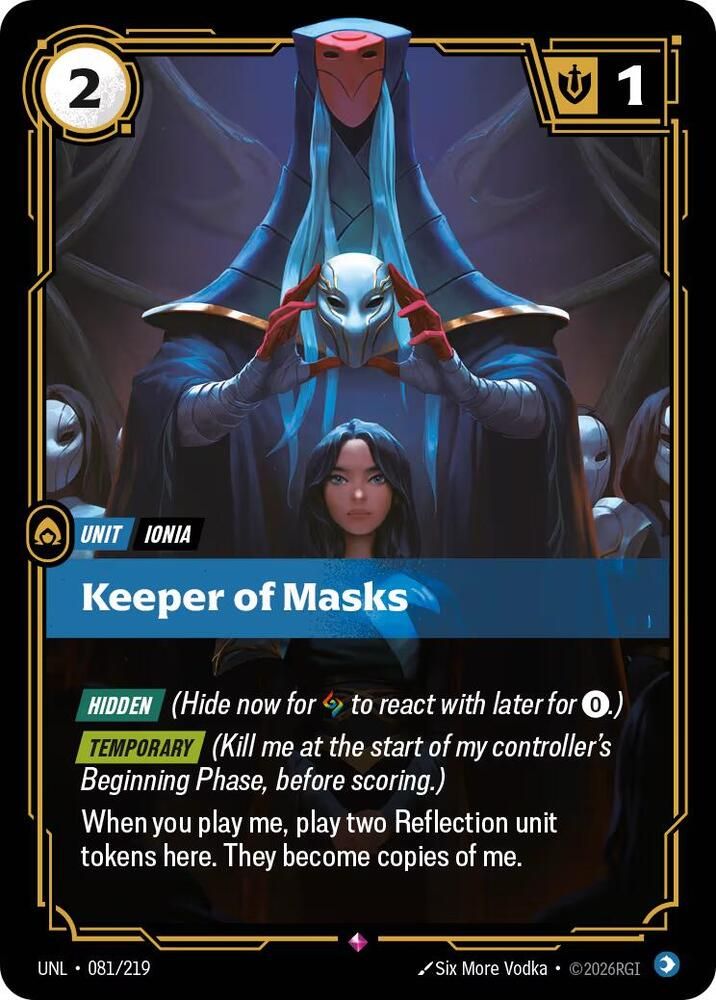 SJF Keeper of Masks - Unleashed (UNL) Foil