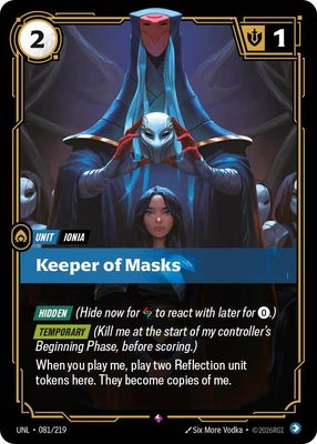 SJF Keeper of Masks - Unleashed (UNL) Foil