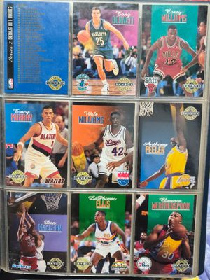 SH1 Folder Con Cartas de la NBA 90 Cartas y Folder Tapa Dura