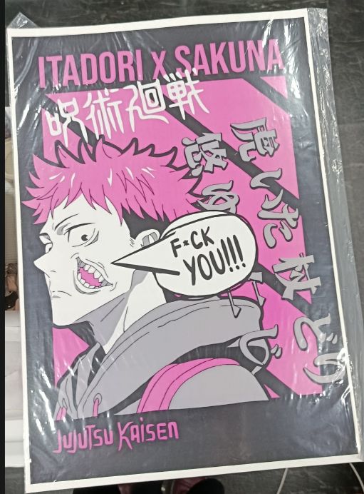KM Poster Itadori Jujutsu Kaizen  49 x 34 cms