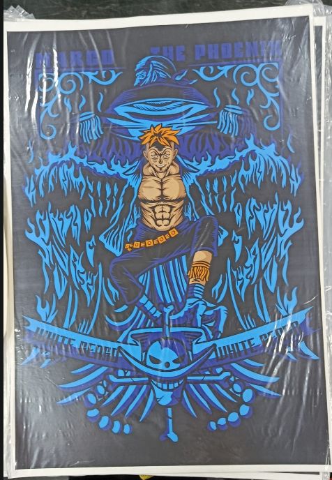 KM Poster Marco the Phoenix  One Piece 49 x 34 cms