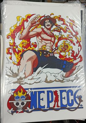 KM Poster Portgas D. Ace  One Piece 49 x 34 cms