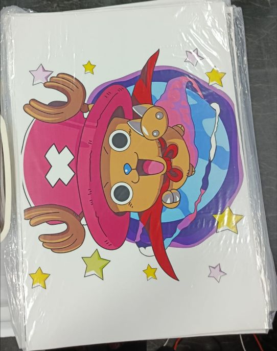 KM Poster Chopper   One Piece 49 x 34 cms