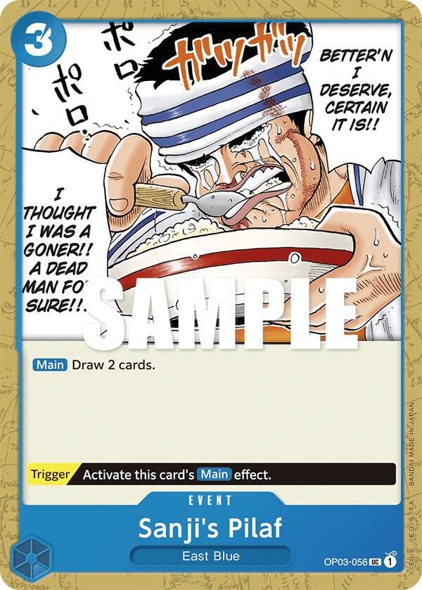 SJF Sanji's Pilaf - Pillars of Strength (OP03)