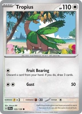 SH2 Tropius - 123/159 - Common Scarlet &amp; Violet: Journey Together Singles