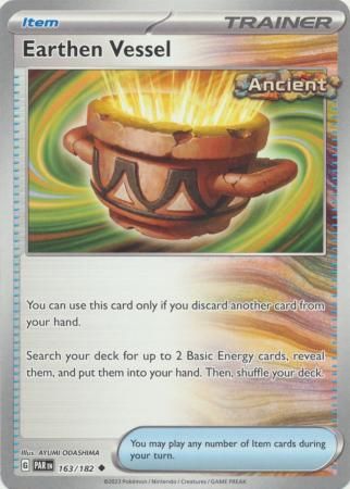 SH2 Earthen Vessel - 163/182 - Uncommon Scarlet &amp; Violet: Paradox Rift Singles