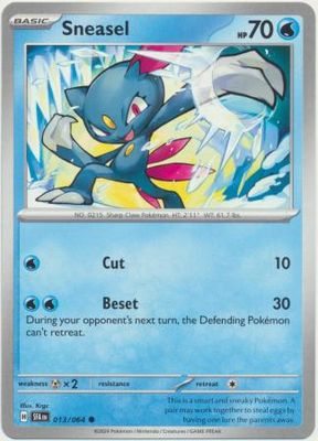 SH2 Sneasel - 013/064 - Common Shrouded Fable Singles