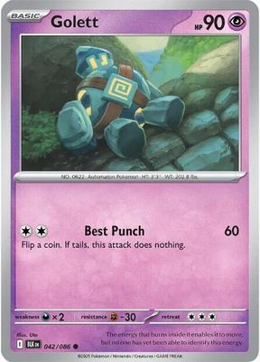 SH2 Golett - SV: Black Bolt (BLK) SV: Black Bolt FOIL
