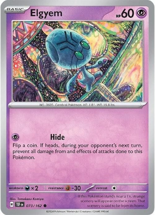SH2 Elgyem - SV05: Temporal Forces (TEF) SV05: Temporal Forces