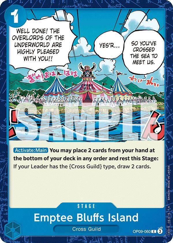 SJF Emptee Bluffs Island - Emperors in the New World (OP09)