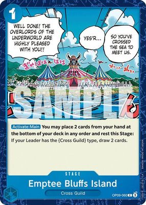 SJF Emptee Bluffs Island - Emperors in the New World (OP09)