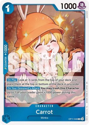 SJF Carrot - A Fist of Divine Speed (OP11) Foil