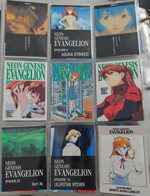 SH1 Evangelion Cardass Masters 1996 Set de 9 Cartas