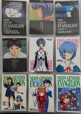 SH1 Evangelion Cardass Masters 1996 Set de 9 Cartas
