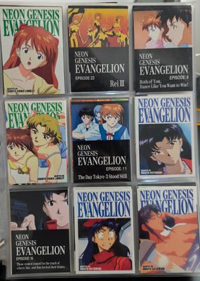 SH1 Evangelion Cardass Masters 1996 Set de 9 Cartas