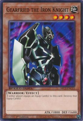 SJF Gearfried the Iron Knight - Speed Duel: Battle City Finals (SBC2)