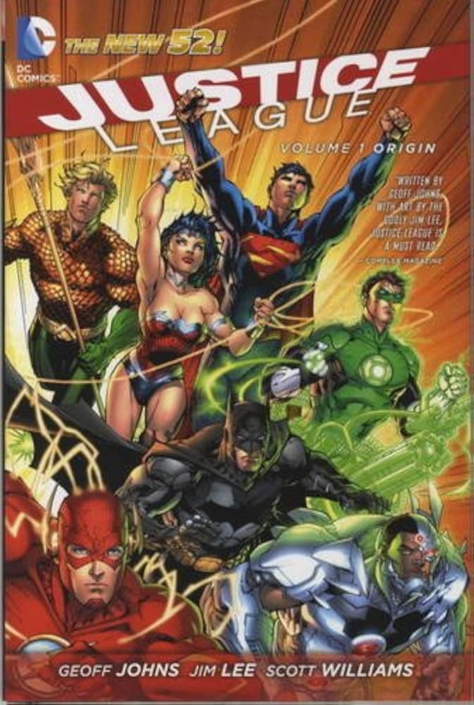 SH1 Justice League Comic Volume 1 Origin Ingles DC
