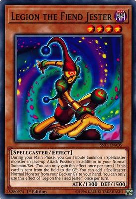 SJF Legion the Fiend Jester - SS01-ENA05 - Common 1st Edition Speed Duel Starter Decks: Destiny Masters Singles
