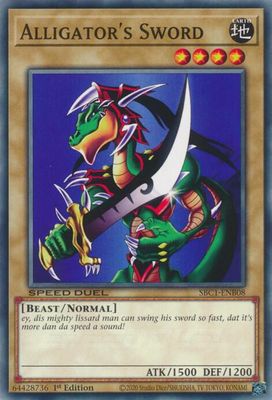 SJF Alligator's Sword - Speed Duel: Streets of Battle City (SBC1)