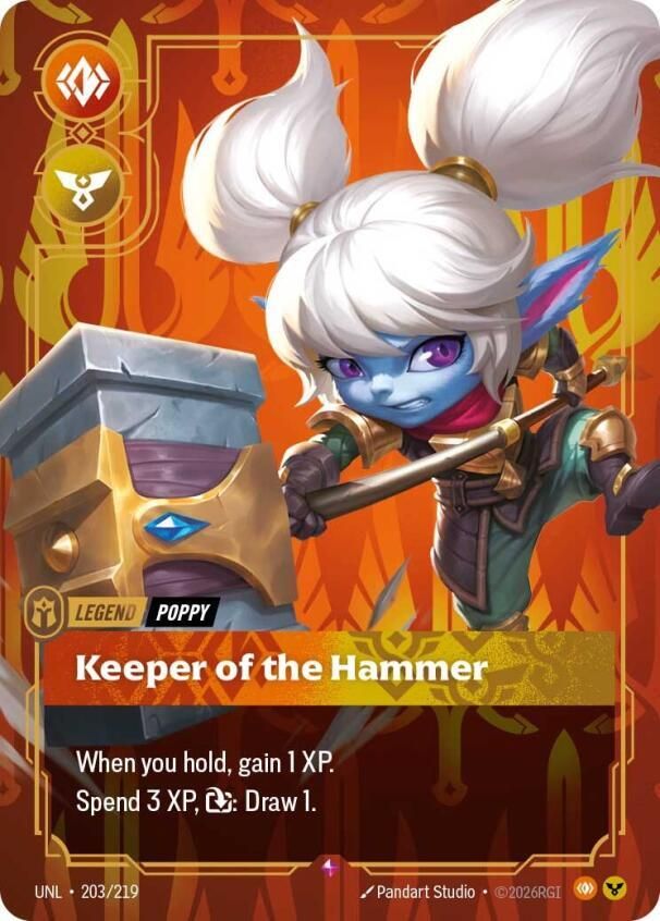 SJF Poppy - Keeper of the Hammer - Unleashed (UNL) Foil
